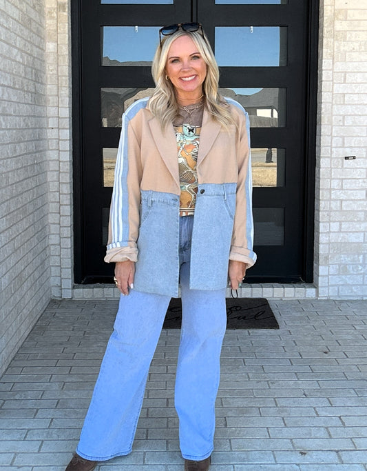 Canyon Line Contrast Blazer