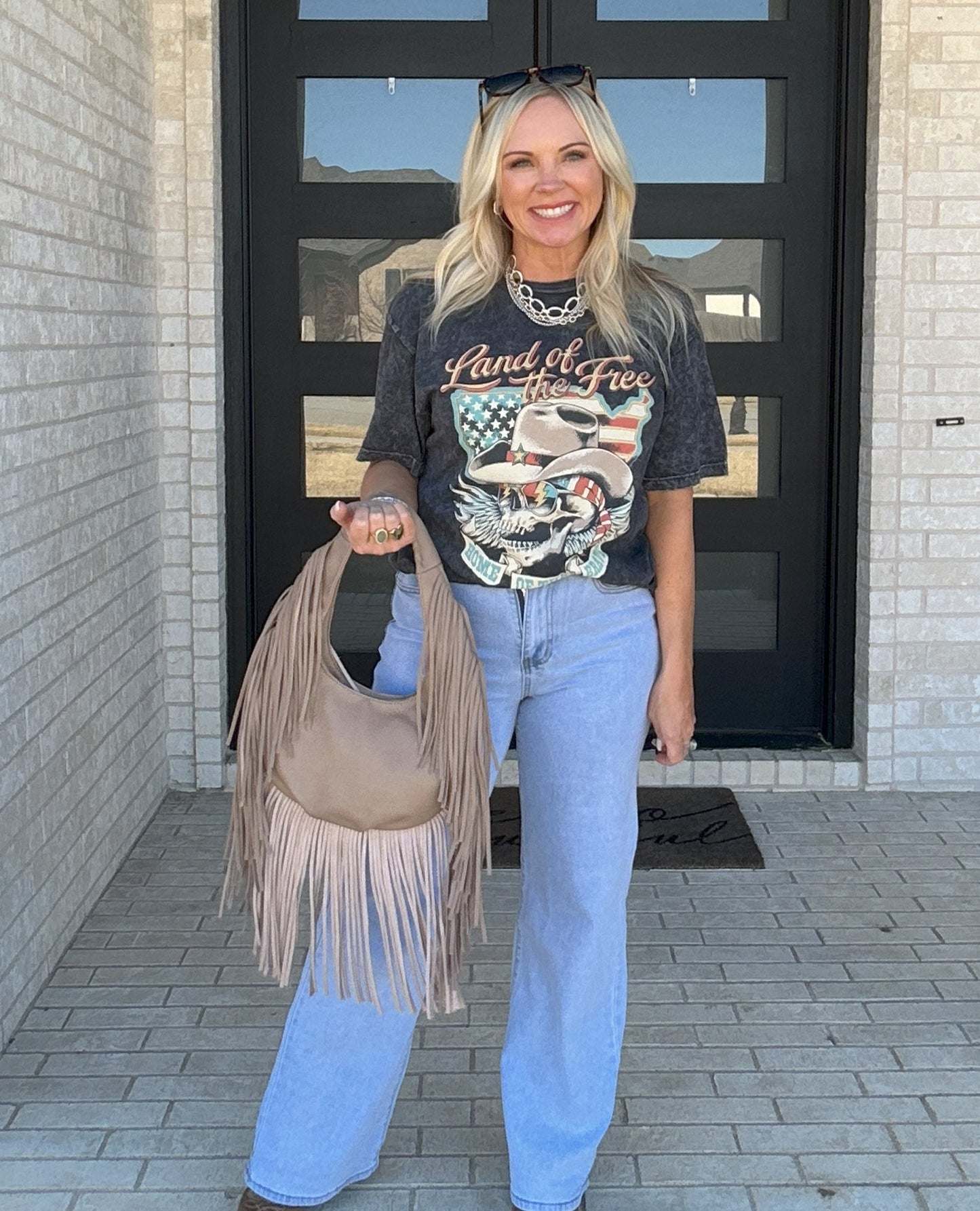 Land of the Free Mineral Graphic Tee