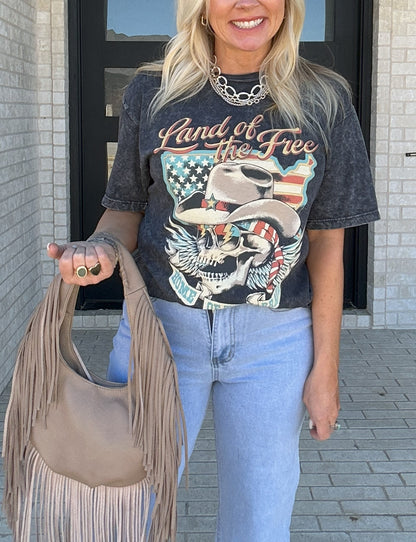 Land of the Free Mineral Graphic Tee