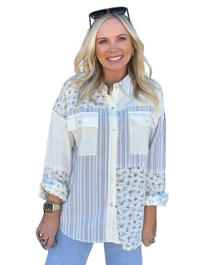 Prairie Patchwork Shacket