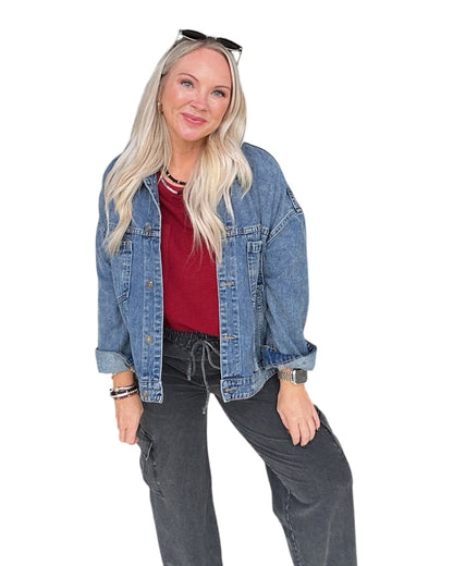 The Slate Denim Jacket - Blue