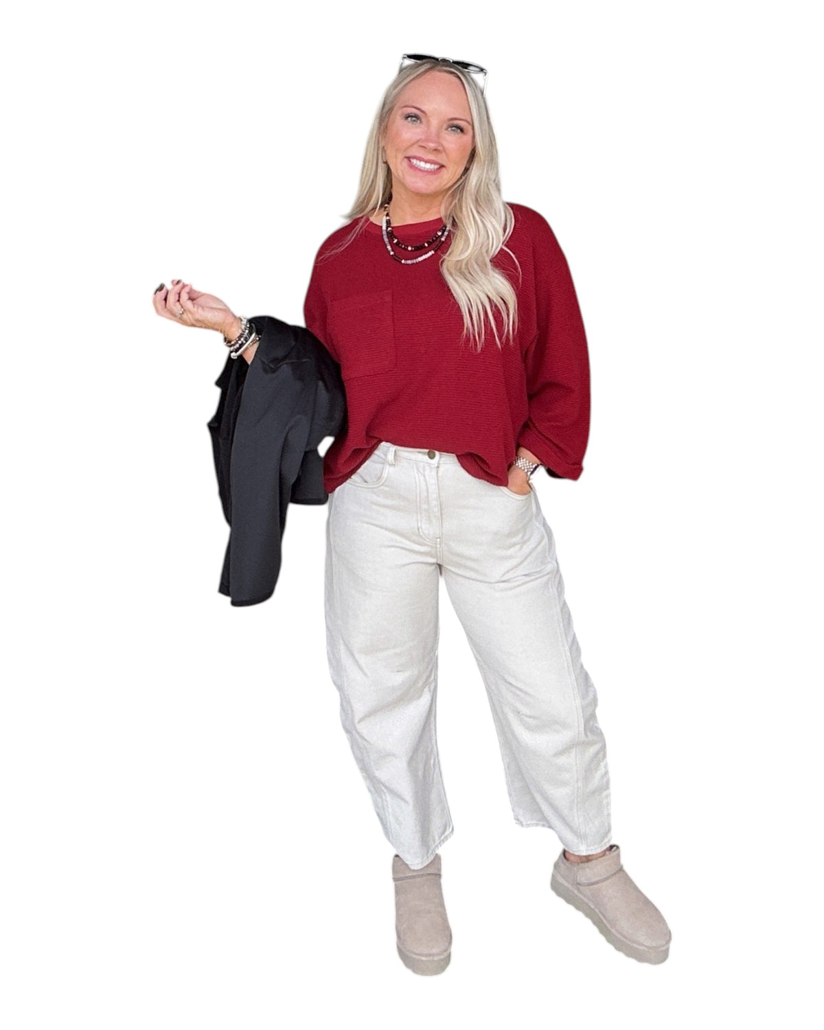 Off the Curve Barrel Jeans