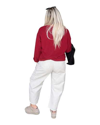 Off the Curve Barrel Jeans