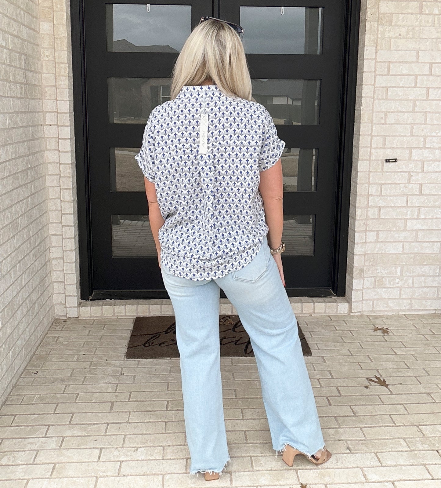 Portside Print Blouse