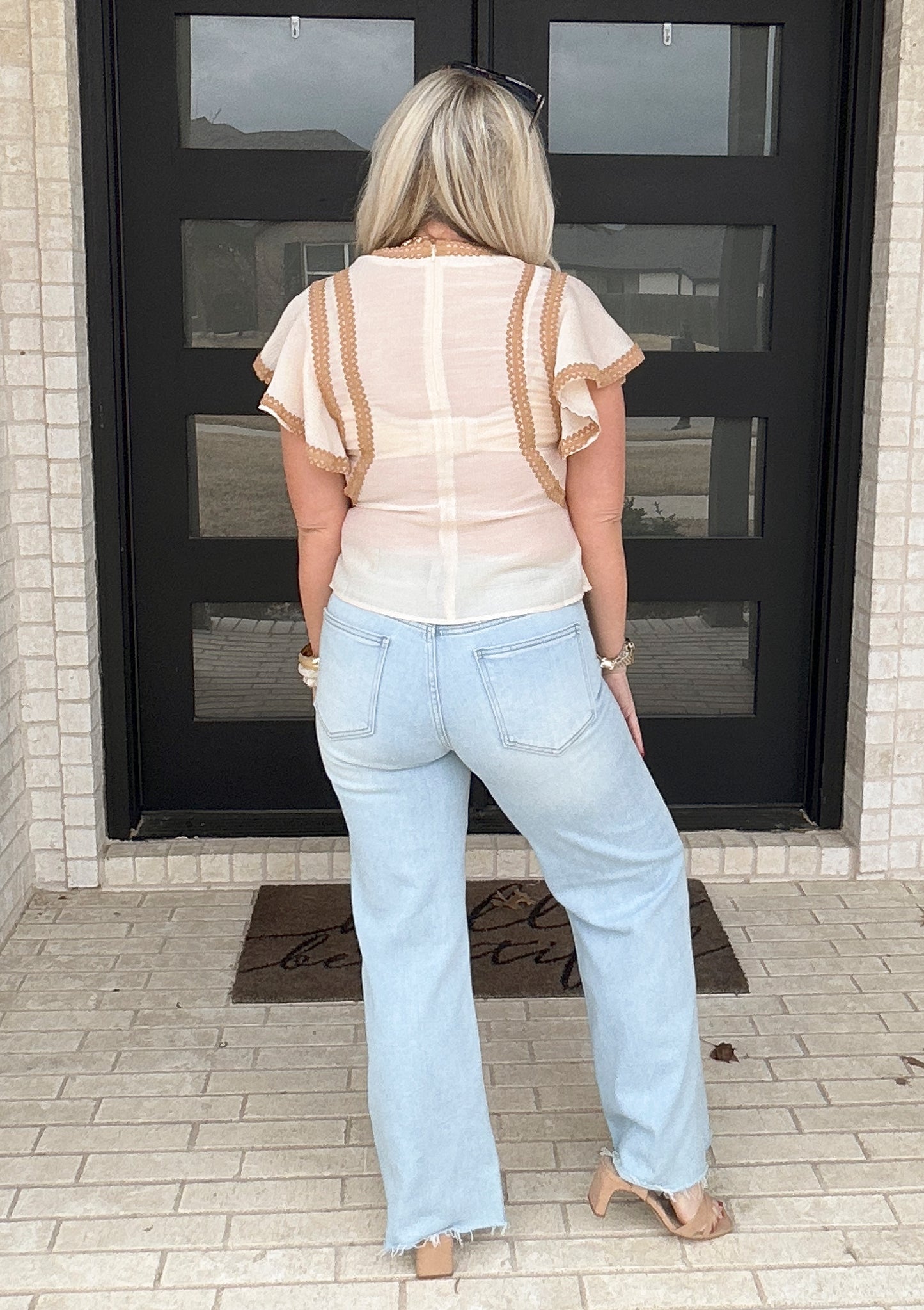 Golden Hour Trim Blouse