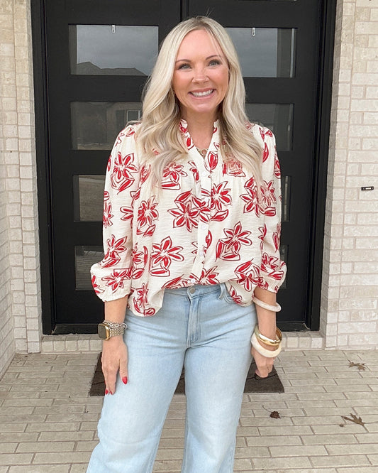 Poppy Bloom Blouse