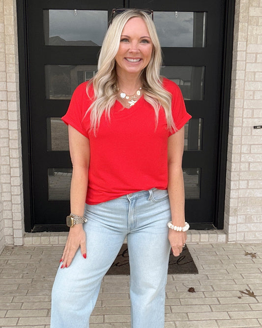 The Coastline V-Neck Tee