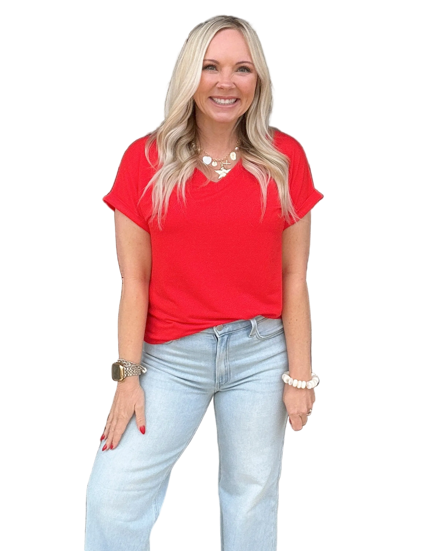 The Coastline V-Neck Tee
