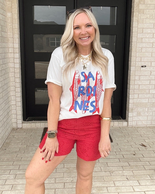 Sardines Coastal Graphic Tee