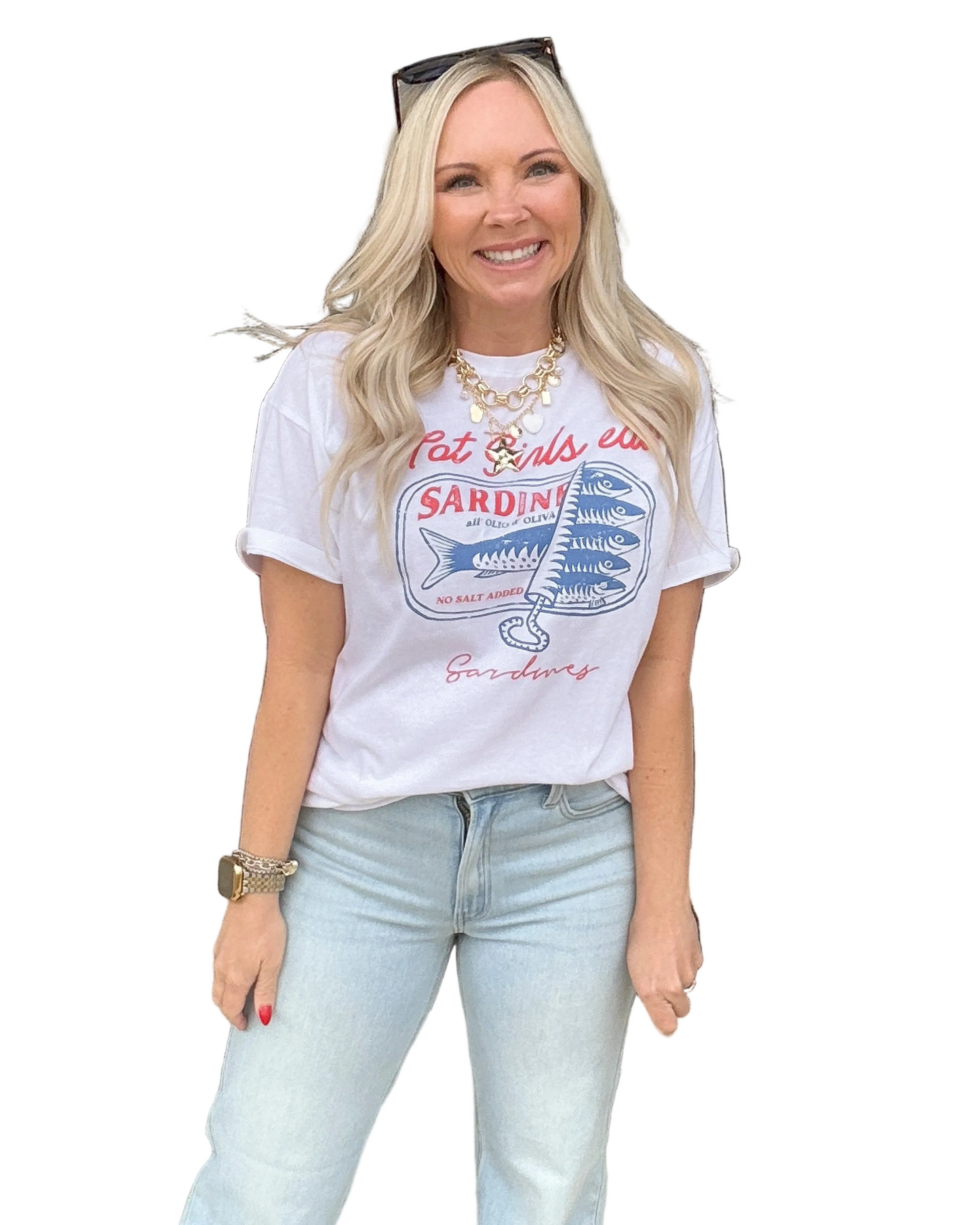 Hot Girls Eat Sardines Graphic Tee