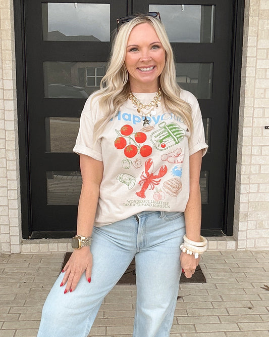 Happy Club Foodie Graphic Tee