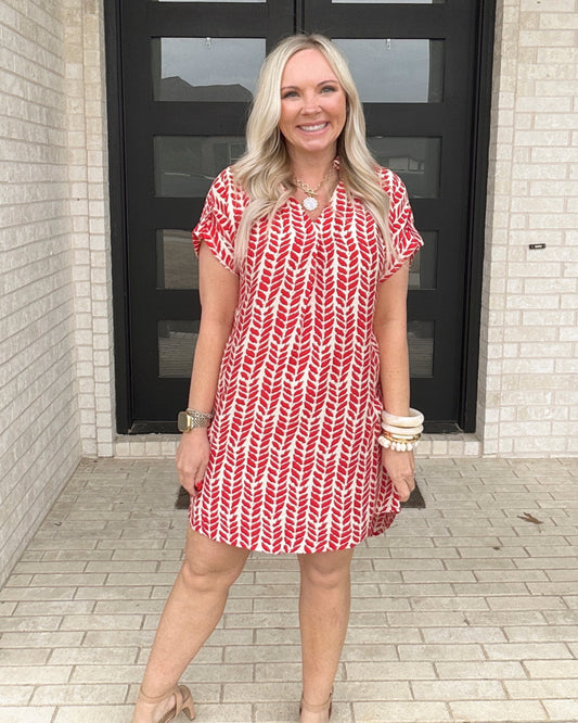 Harbor Breeze Print Dress