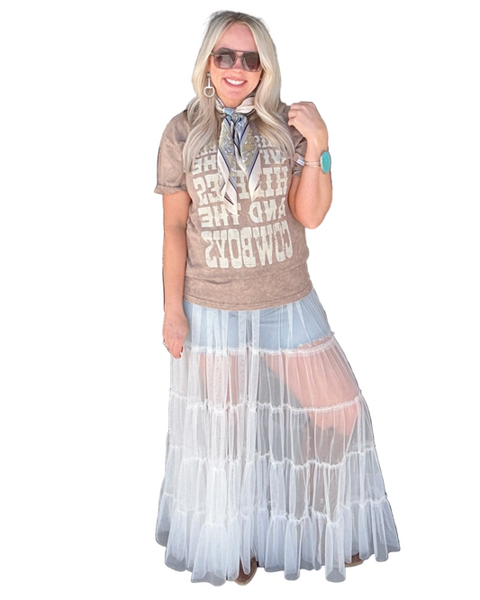 The Soft Sheer Layering Skirt