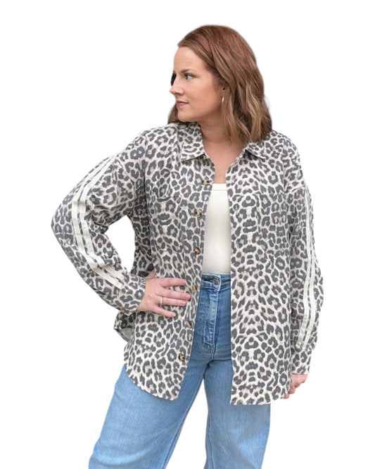 Wild Streak Button Down