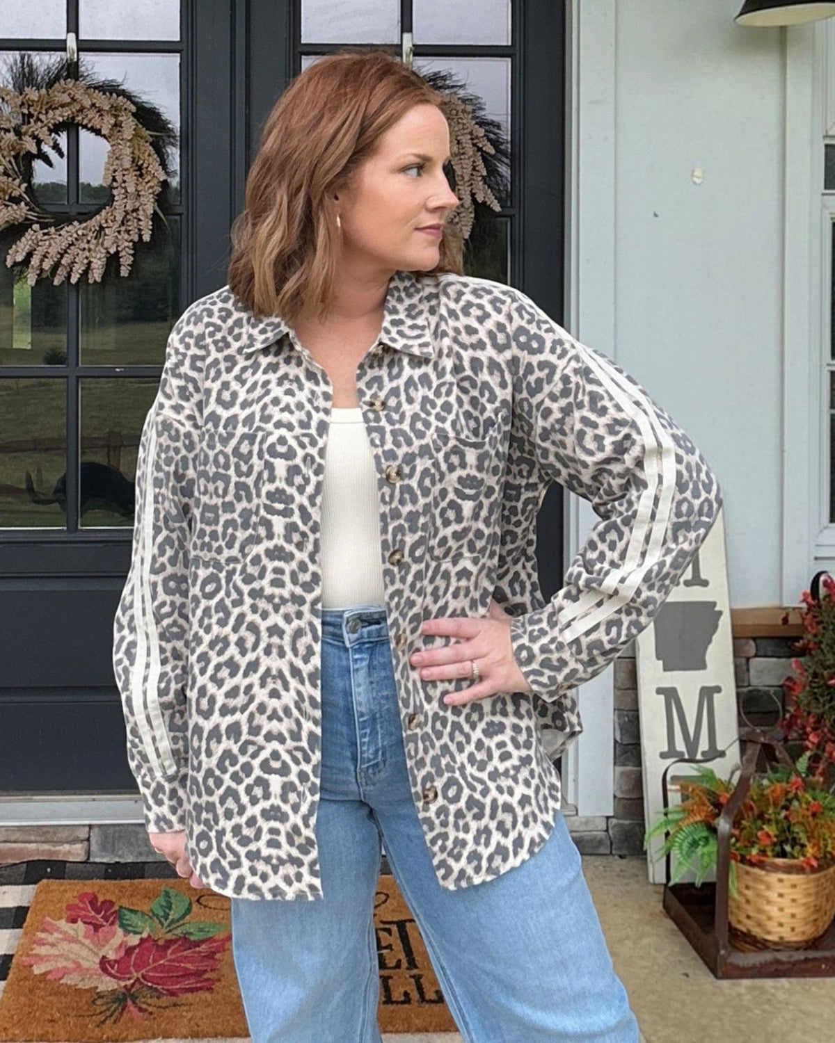 Wild Streak Button Down