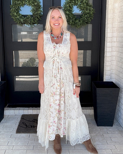 The Lace Layering Vest
