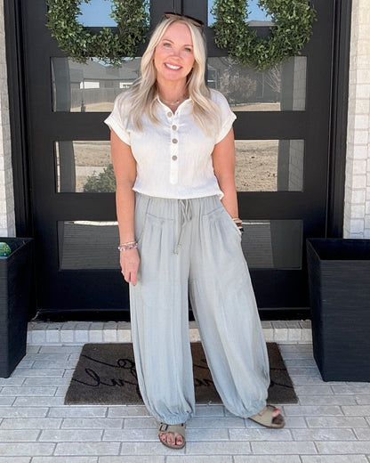 The Relaxed Drawstring Pant