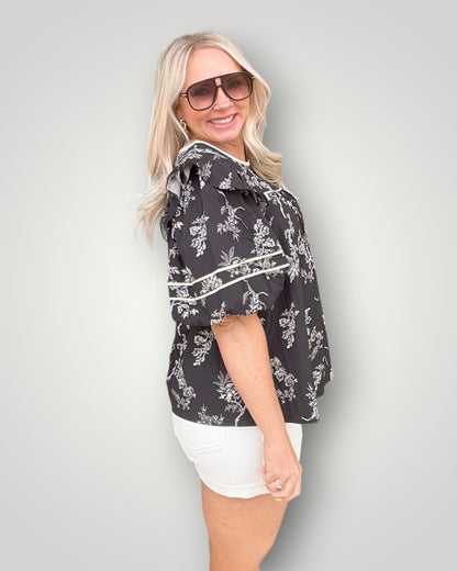 Modern Garden Blouse