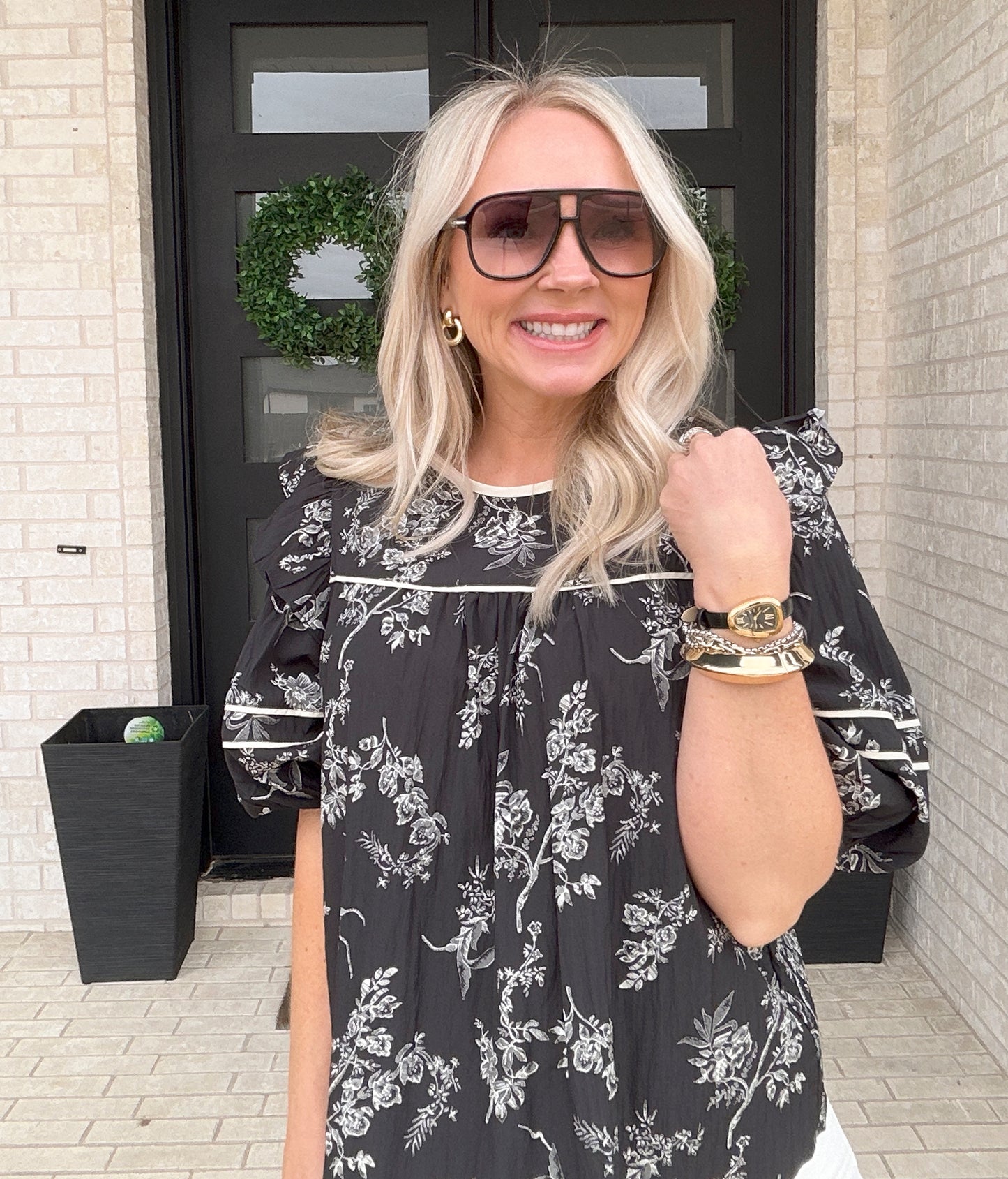 Modern Garden Blouse