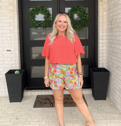 Retro Bloom Shorts