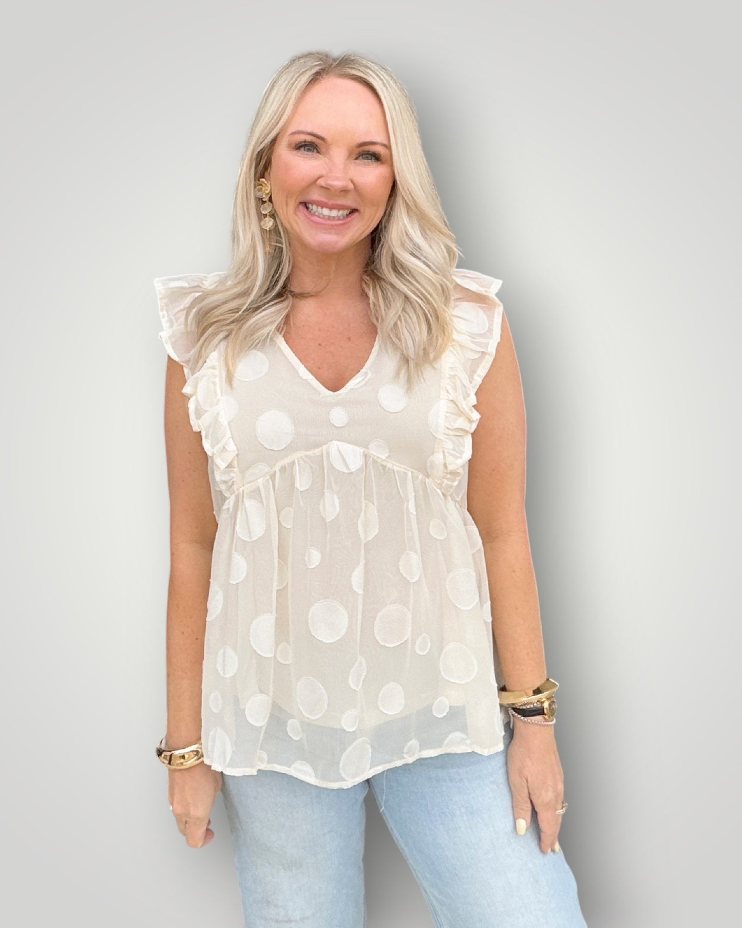 Soft Dot Blouse