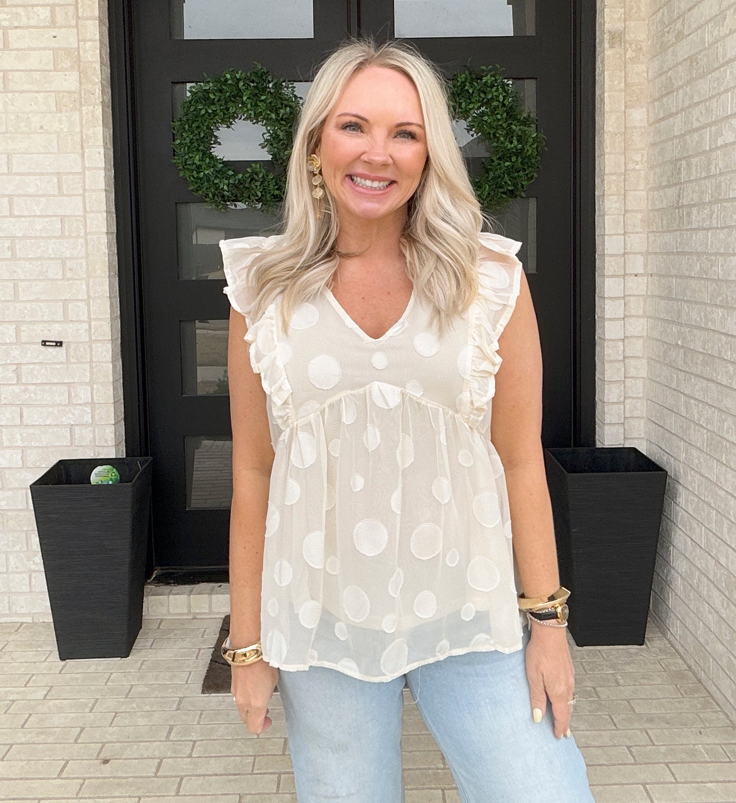 Soft Dot Blouse