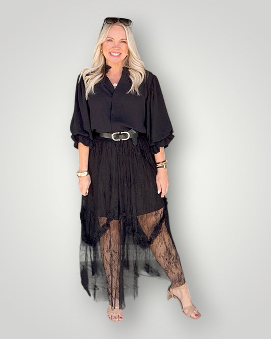 Midnight Lace Skirt