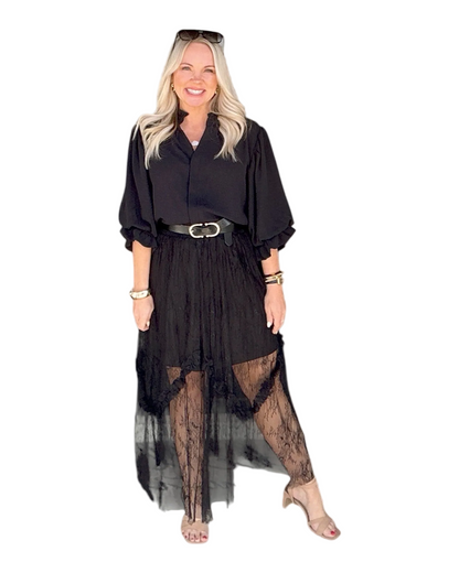 Midnight Lace Skirt