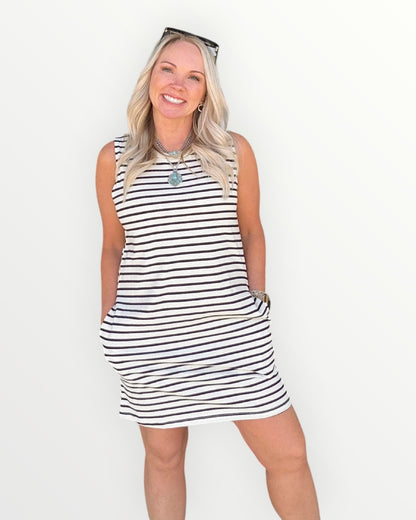 Everyday Stripe Tank Dress