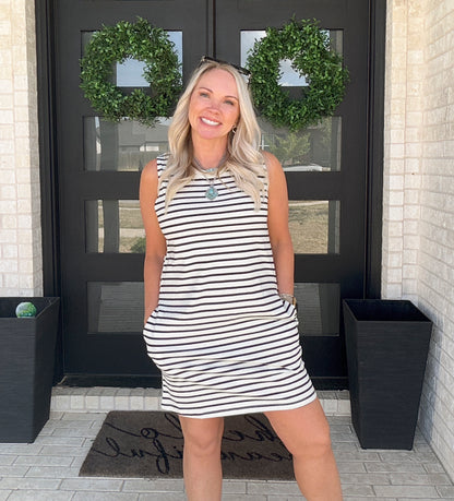 Everyday Stripe Tank Dress