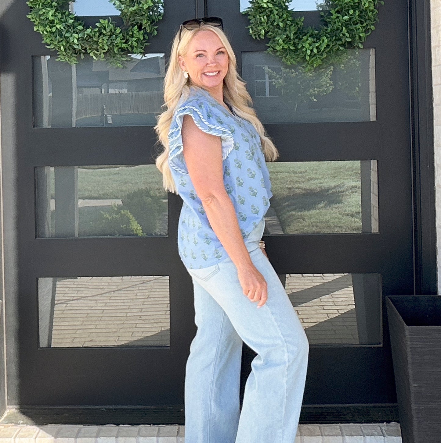 Meadow Ruffle Blouse
