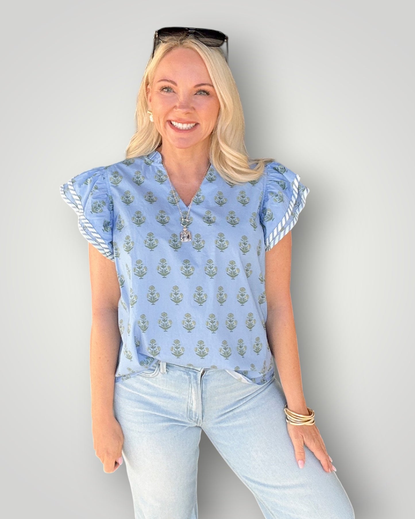 Meadow Ruffle Blouse