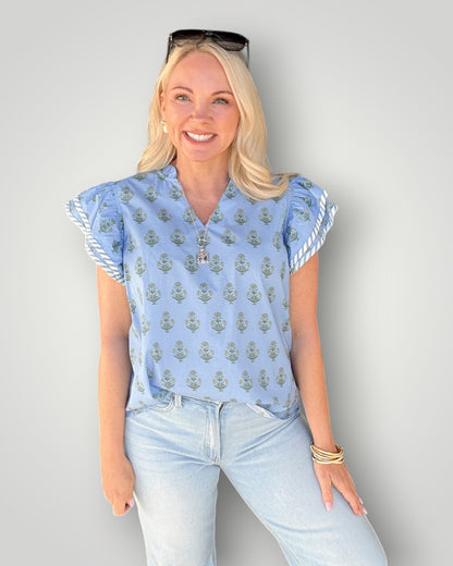 Meadow Ruffle Blouse