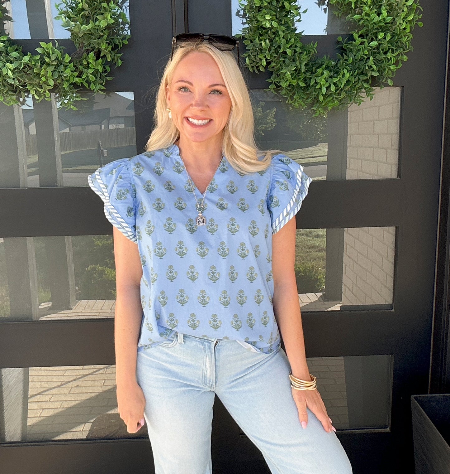 Meadow Ruffle Blouse