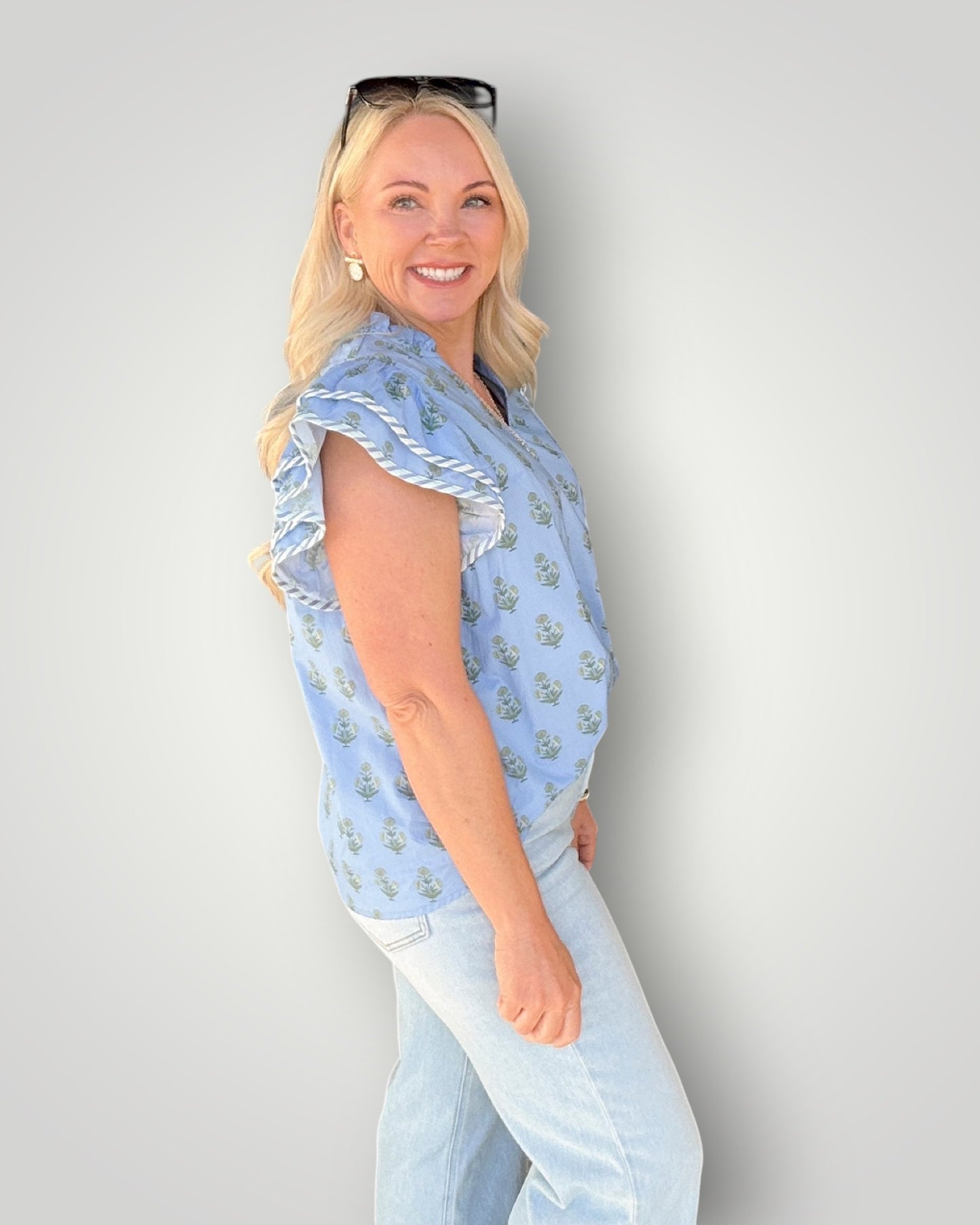 Meadow Ruffle Blouse