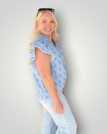 Meadow Ruffle Blouse