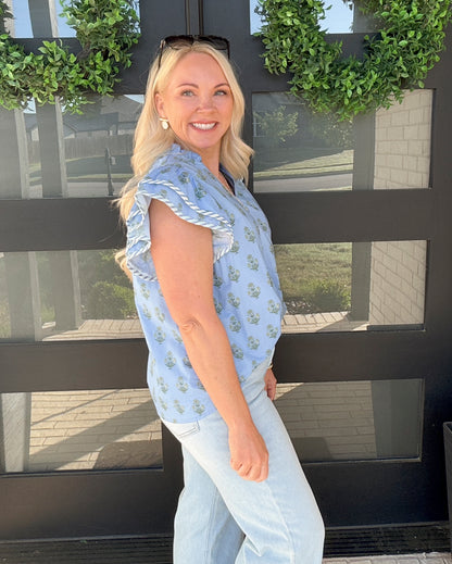 Meadow Ruffle Blouse