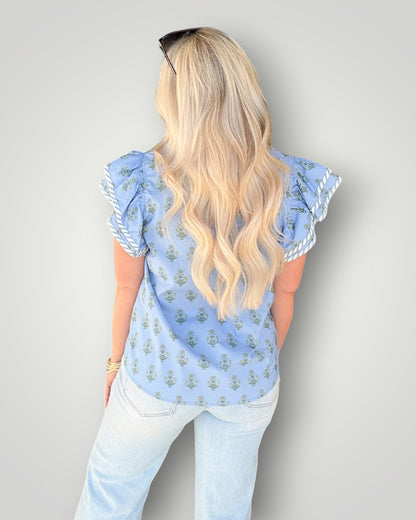 Meadow Ruffle Blouse