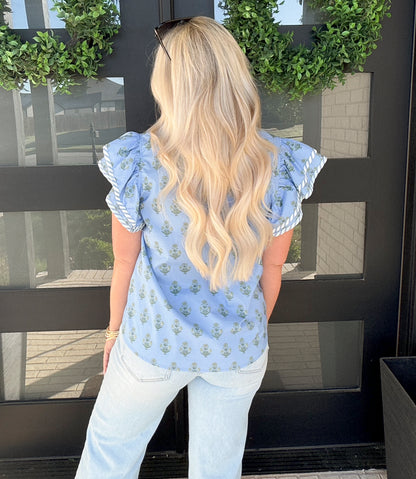 Meadow Ruffle Blouse