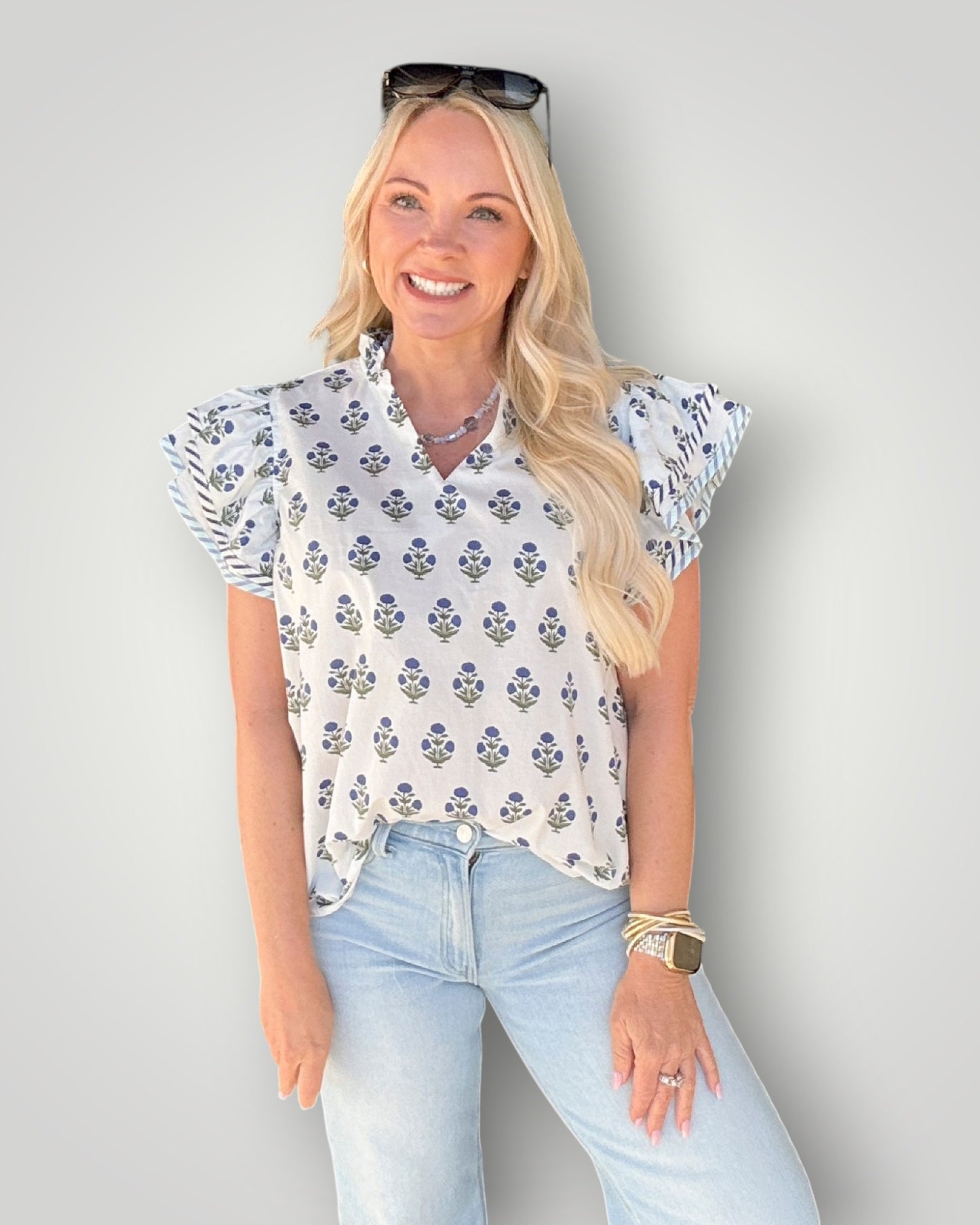 Meadow Ruffle Blouse