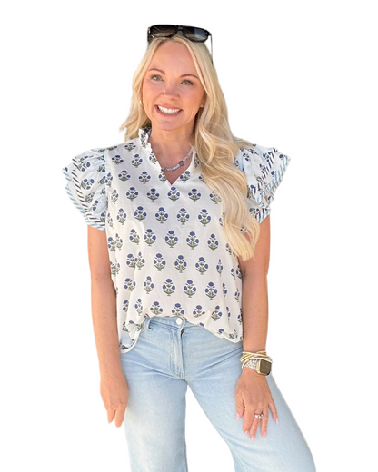 Meadow Ruffle Blouse
