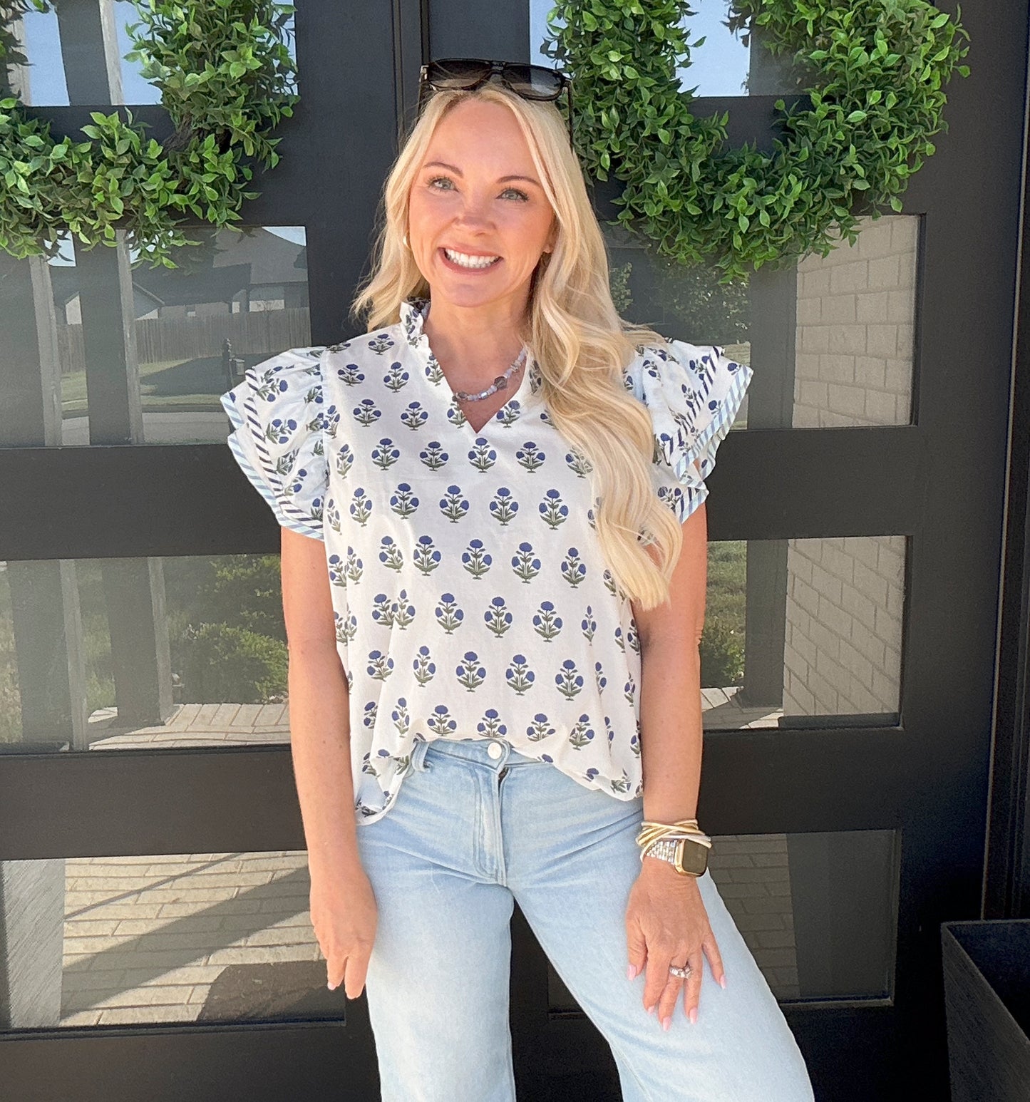 Meadow Ruffle Blouse