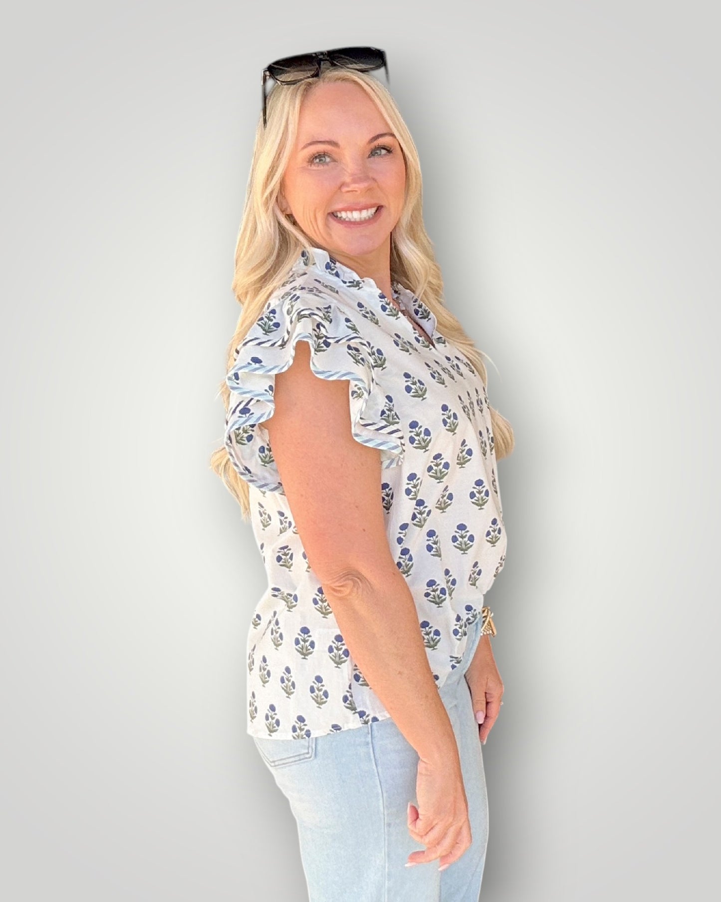 Meadow Ruffle Blouse