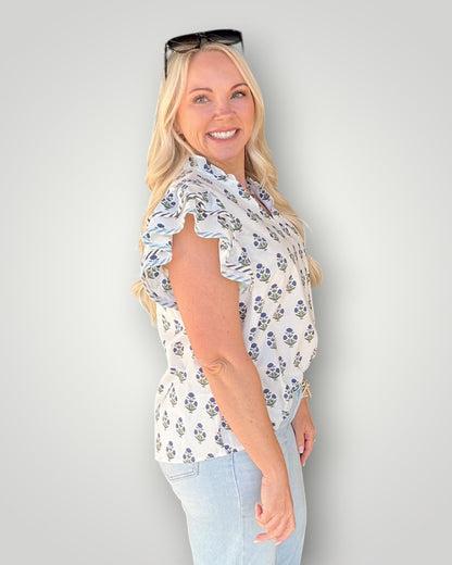 Meadow Ruffle Blouse