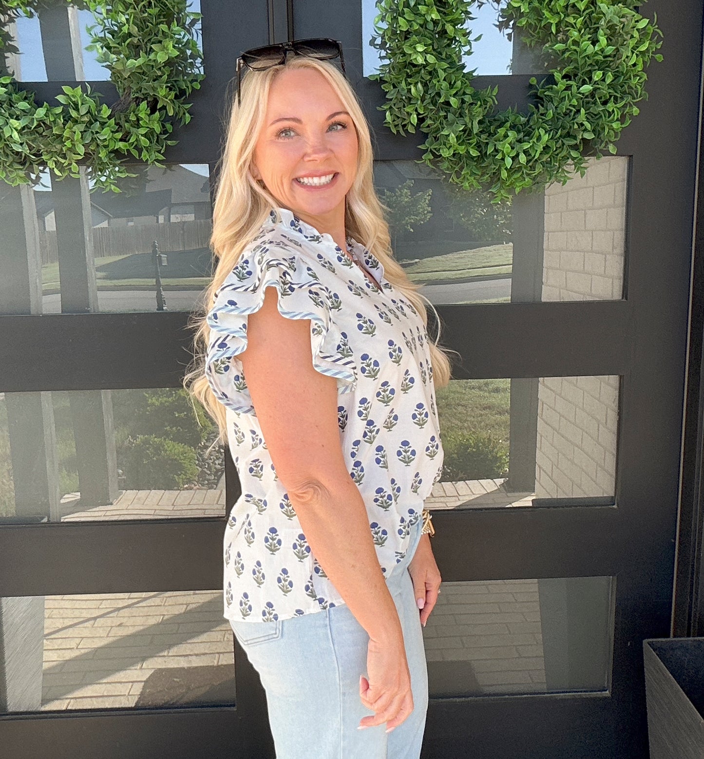 Meadow Ruffle Blouse