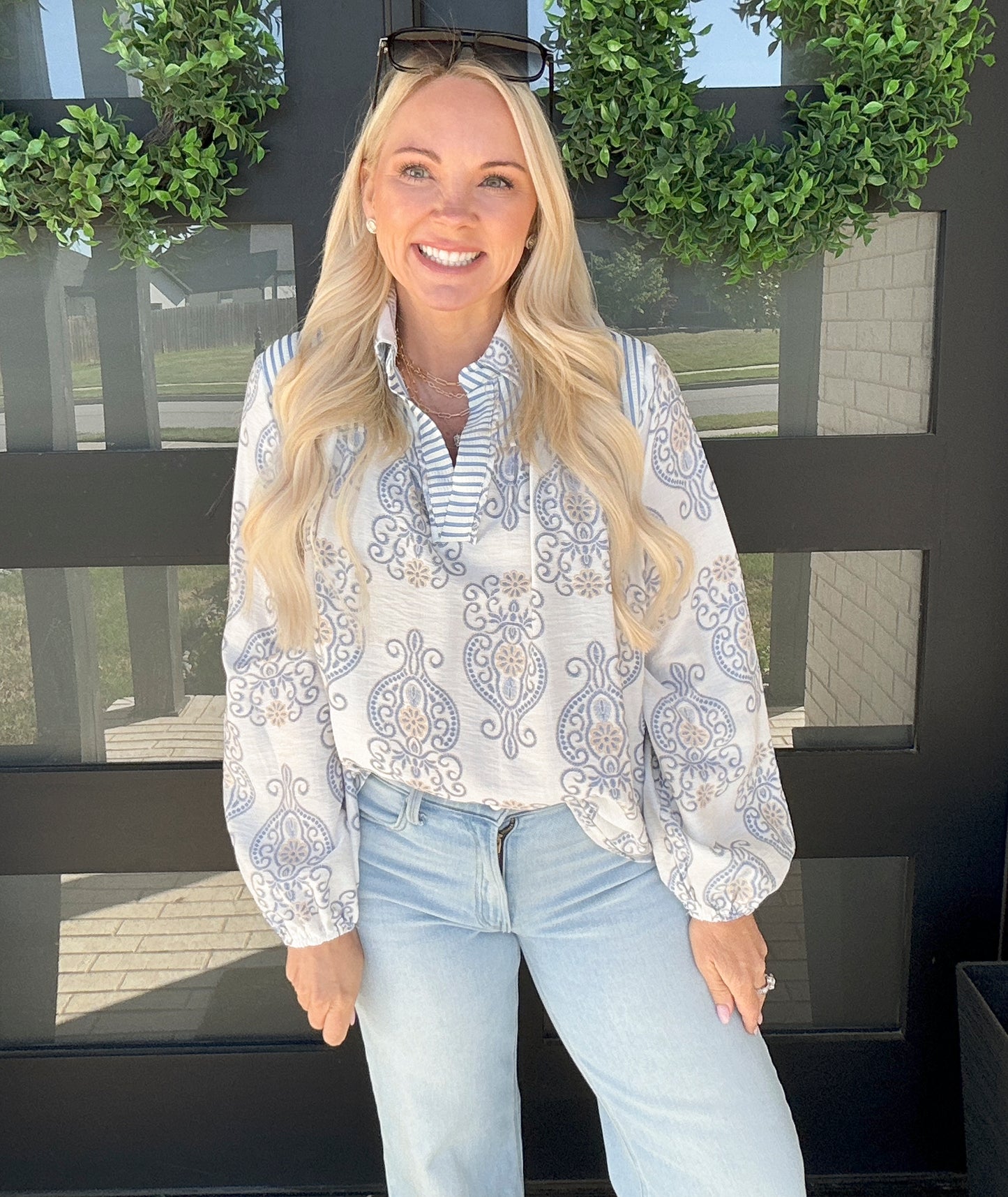 Bluebell Coast Paisley Blouse