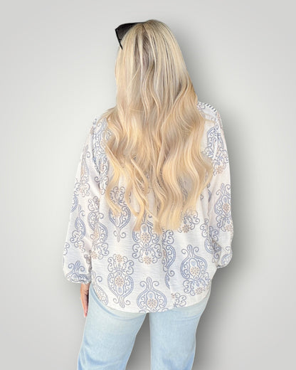 Bluebell Coast Paisley Blouse