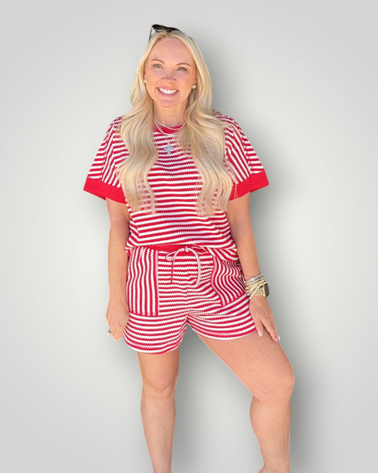 Weekend Stripe Lounge Set