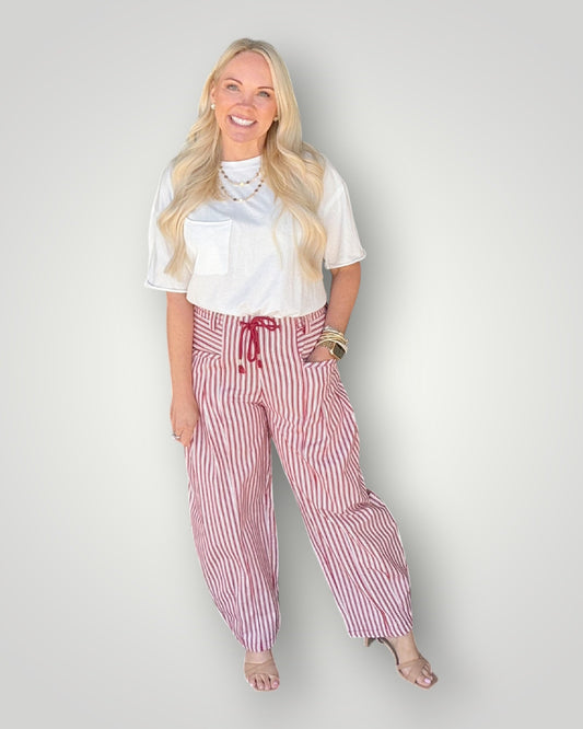 Red, White & Barrel Jean