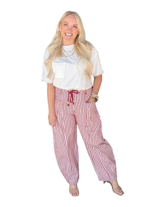Red, White & Barrel Jean